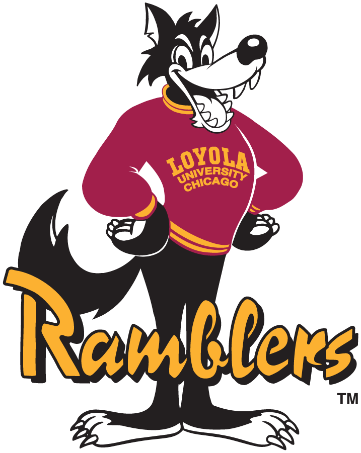 Loyola Ramblers 1994-2000 Secondary Logo DIY iron on transfer (heat transfer)